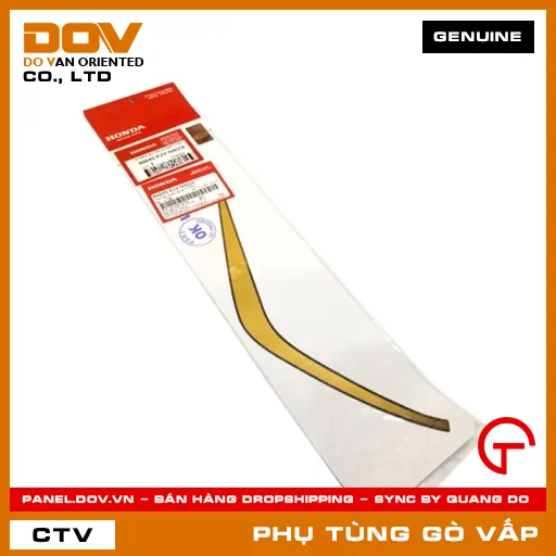 TEM ỐP TRƯỚC TRÁI B *TYPE1* MÃ PHỤ TÙNG 86645K2VN40ZA — 86645K2VN40ZA