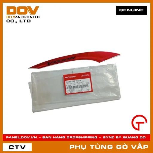 TEM A SƯỜN TRƯỚC PHẢI *NHB35P* MÃ PHỤ TÙNG 86645K44V90ZA — 86645K44V90ZA