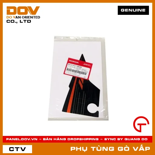 TEM ỐP ỐNG YẾM CHÍNH PHẢI *YR322C* MÃ PHỤ TÙNG 86645K57V80ZB — 86645K57V80ZB