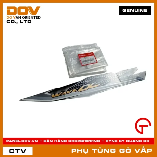 TEM ỐP SƯỜN TRÁI *NHB25* MÃ PHỤ TÙNG 86645K89V00ZD — 86645K89V00ZD