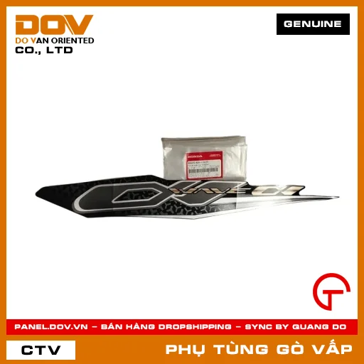 TEM ỐP SƯỜN TRÁI *NHB25M* MÃ PHỤ TÙNG 86645K89V30ZE — 86645K89V30ZE