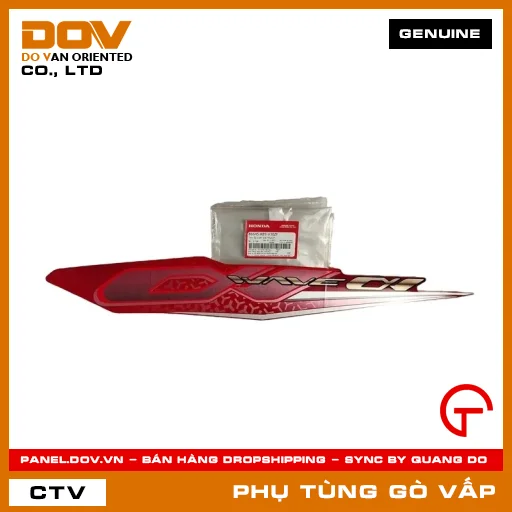 TEM ỐP SƯỜN TRÁI *R263* MÃ PHỤ TÙNG 86645K89V30ZF — 86645K89V30ZF