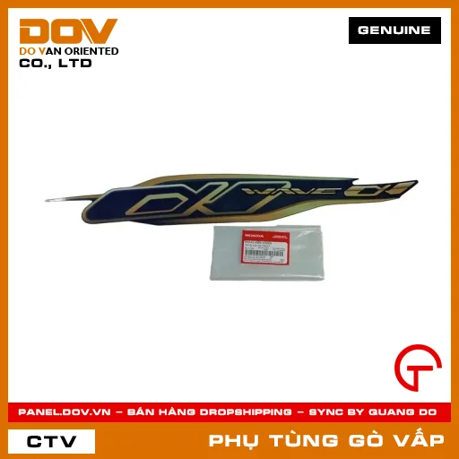 TEM ỐP SƯỜN TRÁI *PB421* MÃ PHỤ TÙNG 86645K89V50ZA — 86645K89V50ZA