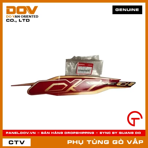 TEM ỐP SƯỜN TRÁI *R263* MÃ PHỤ TÙNG 86645K89V50ZE — 86645K89V50ZE