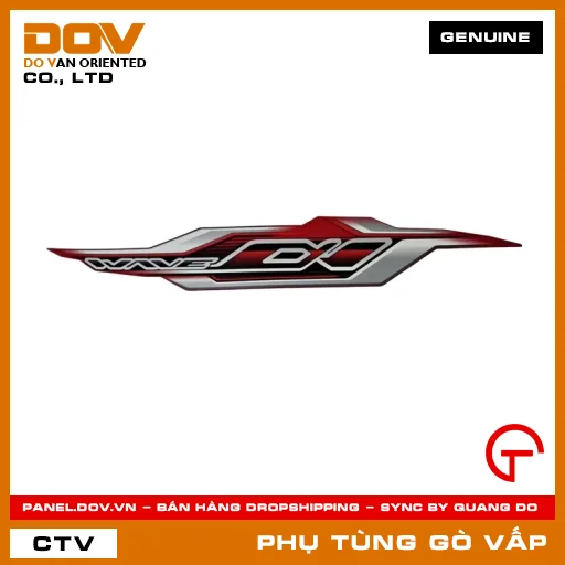 TEM ỐP SƯỜN TRÁI *R389* MÃ PHỤ TÙNG 86645K89V70ZC — 86645K89V70ZC