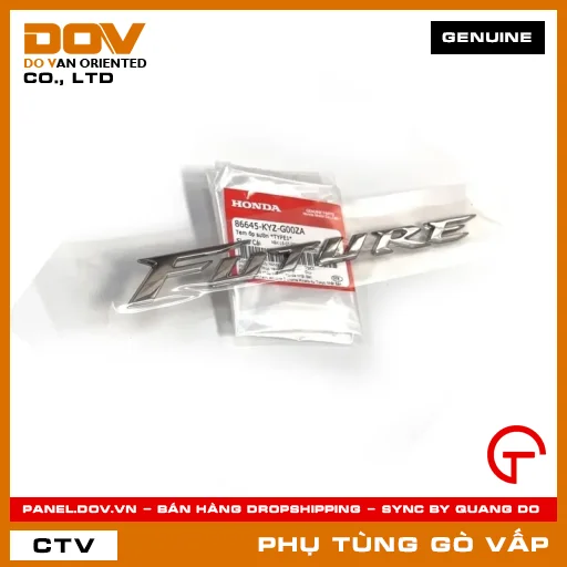 TEM ỐP SƯỜN *TYPE1* MÃ PHỤ TÙNG 86645KYZG00ZA — 86645KYZG00ZA