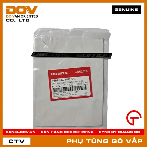 CHỮ DELUXE EDITION R340B,R340X MÃ PHỤ TÙNG 86646K27V10ZC — 86646K27V10ZC