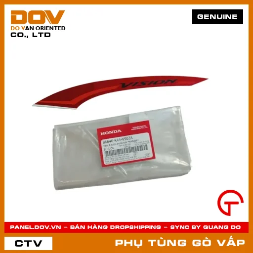 TEM A SƯỜN TRƯỚC TRÁI *NHB35P* MÃ PHỤ TÙNG 86646K44V90ZA — 86646K44V90ZA