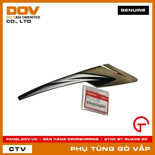 TEM A ỐP SƯỜN PHẢI *Y208* MÃ PHỤ TÙNG 86647K27V00ZB — 86647K27V00ZB