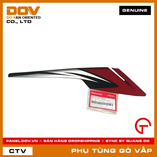 TEM A ỐP SƯỜN PHẢI *R340,R340B MÃ PHỤ TÙNG 86647K27V00ZF — 86647K27V00ZF