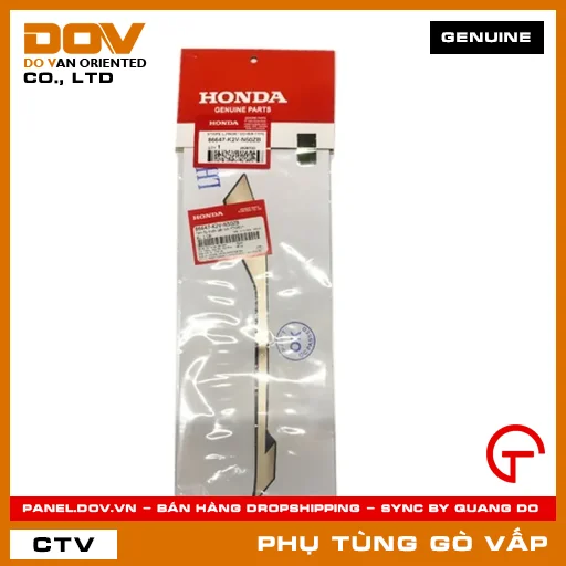 TEM ỐP TRƯỚC BÊN TRÁI *TYPE1* MÃ PHỤ TÙNG 86647K2VN50ZB — 86647K2VN50ZB