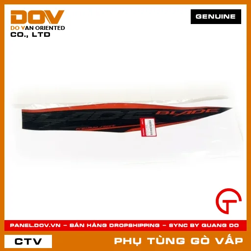 TEM DÁN ỐP SƯỜN TRÁI *YR322C* MÃ PHỤ TÙNG 86648K57V80ZB — 86648K57V80ZB
