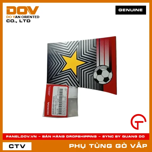 TEM B CÁNH YẾM PHẢI *R263* MÃ PHỤ TÙNG 86648K89V60ZA — 86648K89V60ZA