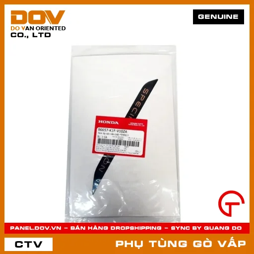 TEM ỐP SÀN BÊN TRÁI *TYPE1* MÃ PHỤ TÙNG 86657K1FV10ZA — 86657K1FV10ZA