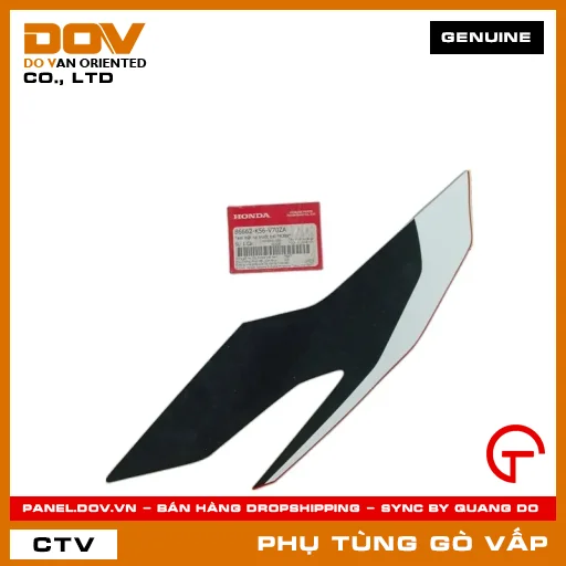 TEM MẶT NẠ TRƯỚC TRÁI *R389* MÃ PHỤ TÙNG 86662K56V70ZA — 86662K56V70ZA