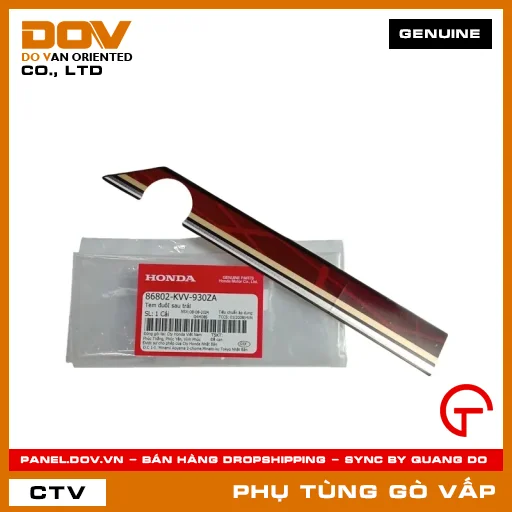 TEM ĐUÔI SAU TRÁI MÃ PHỤ TÙNG 86802KVV930ZA — 86802KVV930ZA