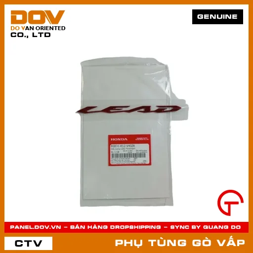 BIỂU TƯỢNG LEAD *NHA76M* MÃ PHỤ TÙNG 86831K12V40ZA — 86831K12V40ZA