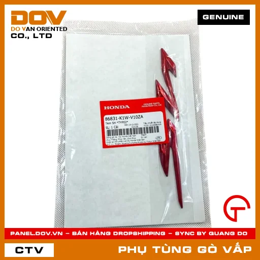 TEM SH *TYPE2* MÃ PHỤ TÙNG 86831K1WV10ZA — 86831K1WV10ZA