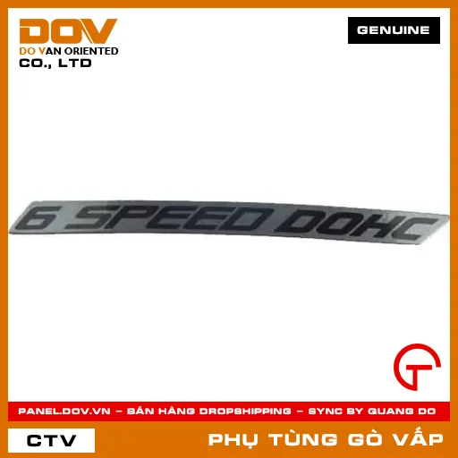 TEM CHỮ 6 SPEED DOHC *TYPE1* MÃ PHỤ TÙNG 86831K45A40ZA — 86831K45A40ZA