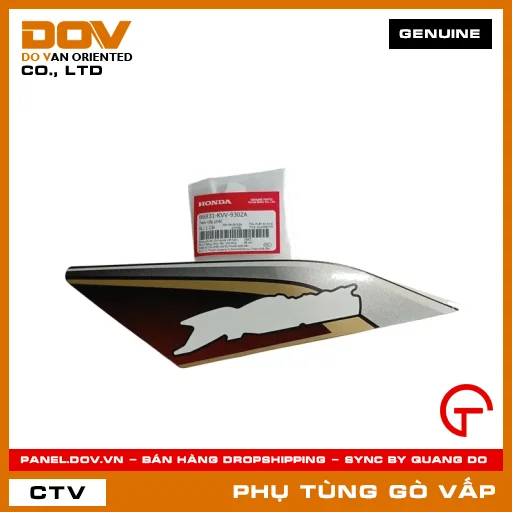 TEM CỐP PHẢI MÃ PHỤ TÙNG 86831KVV930ZA — 86831KVV930ZA