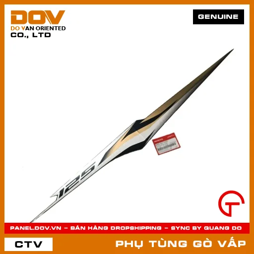 TEM ỐP SƯỜN TRÁI *Y208* MÃ PHỤ TÙNG 86832K27V00ZF — 86832K27V00ZF