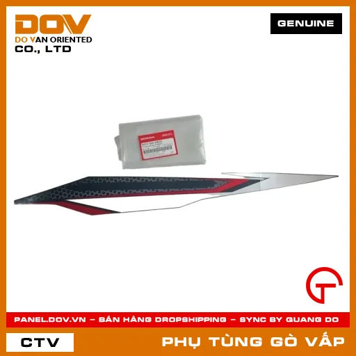 TEM ỐP SƯỜN TRÁI *NHB35P* MÃ PHỤ TÙNG 86832K66VN0ZB — 86832K66VN0ZB
