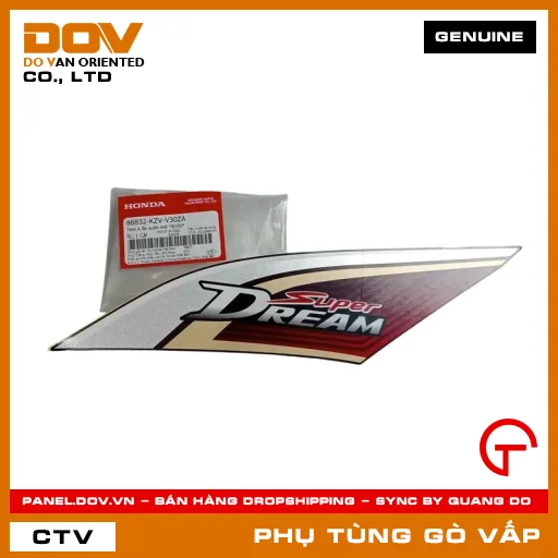 TEM A ỐP SƯỜN TRÁI *R150* MÃ PHỤ TÙNG 86832KZVV30ZA — 86832KZVV30ZA
