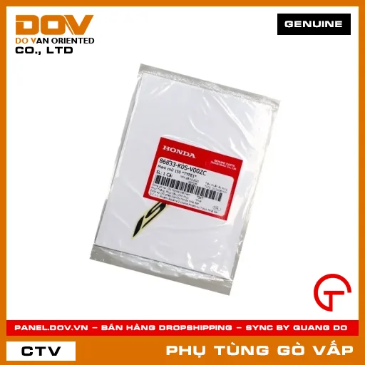 MARK CHỮ 150 *NHC26* MÃ PHỤ TÙNG 86833K0SV00ZC — 86833K0SV00ZC