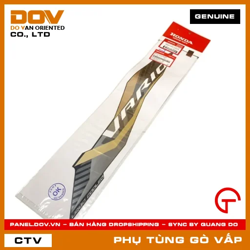 TEM A ỐP SƯỜN TRÁI *TYPE1* MÃ PHỤ TÙNG 86833K2VN50ZB — 86833K2VN50ZB