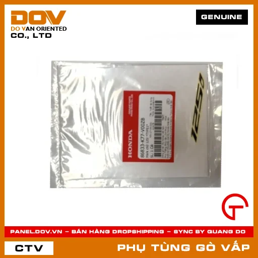 MARK CHỮ 125L *NH1* MÃ PHỤ TÙNG 86833K77V00ZB — 86833K77V00ZB