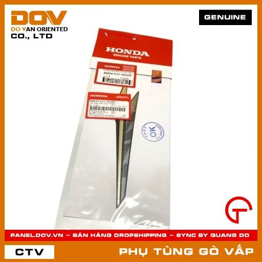 TEM B ỐP SƯỜN PHẢI *TYPE1* MÃ PHỤ TÙNG 86834K2VN50ZB — 86834K2VN50ZB