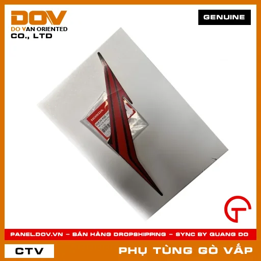 TEM B ỐP SƯỜN TRÁI *TYPE1* MÃ PHỤ TÙNG 86834K66V90ZA — 86834K66V90ZA