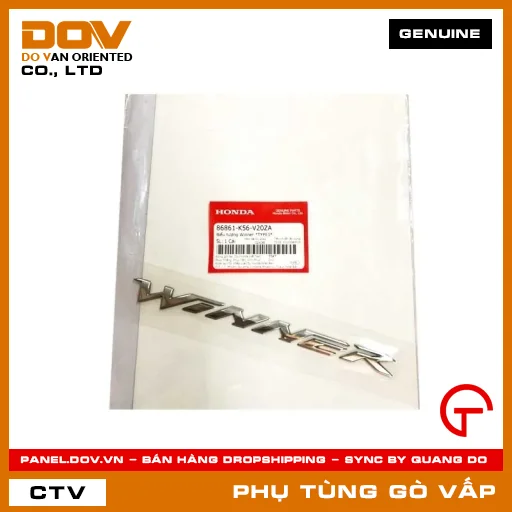 BIỂU TƯỢNG WINNER *TYPE1* MÃ PHỤ TÙNG 86861K56V20ZA — 86861K56V20ZA