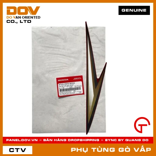 TEM ỐP TRƯỚC PHẢI *R313C* MÃ PHỤ TÙNG 87101KWWB20ZA — 87101KWWB20ZA