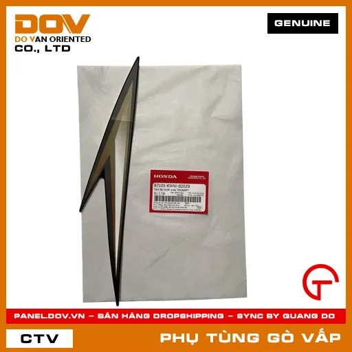 TEM ỐP TRƯỚC PHẢI *NHA69P* MÃ PHỤ TÙNG 87101KWWB20ZB — 87101KWWB20ZB