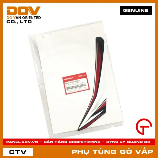TEM ỐP TRƯỚC PHẢI *NHA69P* MÃ PHỤ TÙNG 87101KWWV00ZA — 87101KWWV00ZA