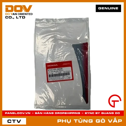 TEM CÁNH YẾM PHẢI *R313C* MÃ PHỤ TÙNG 87101KYL900ZB — 87101KYL900ZB
