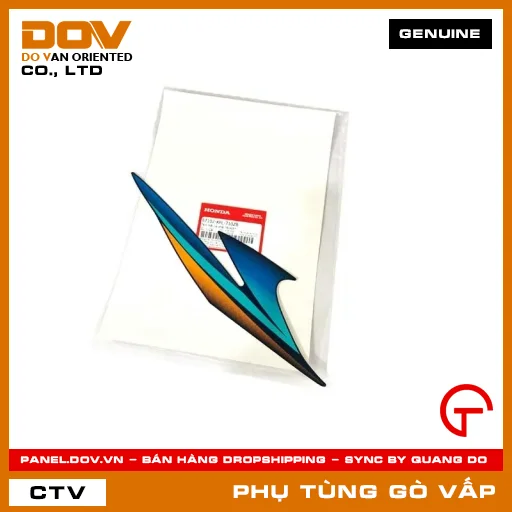 TEM MẶT NẠ PHẢI *B142P* MÃ PHỤ TÙNG 87102KFL710ZB — 87102KFL710ZB