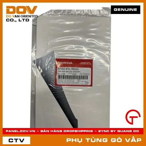 TEM CÁNH YẾM TRÁI *NHA69P* MÃ PHỤ TÙNG 87102KYL900ZA — 87102KYL900ZA