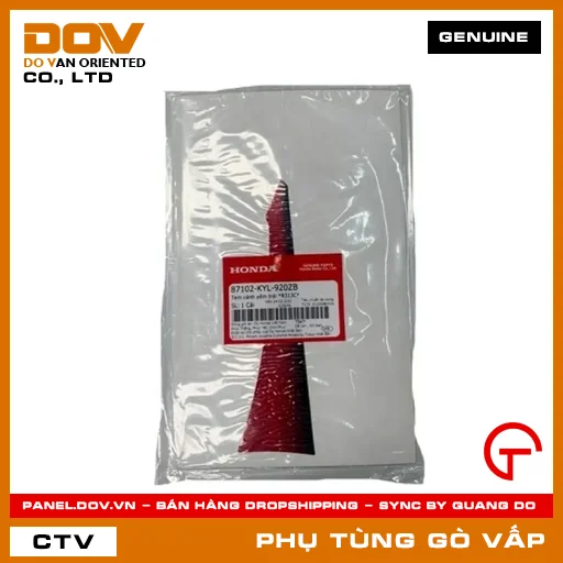 TEM CÁNH YẾM TRÁI *R313C* MÃ PHỤ TÙNG 87102KYL920ZB — 87102KYL920ZB