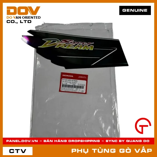 TEM CỐP XE PHẢI *R150CU* MÃ PHỤ TÙNG 87103KFV670ZA — 87103KFV670ZA