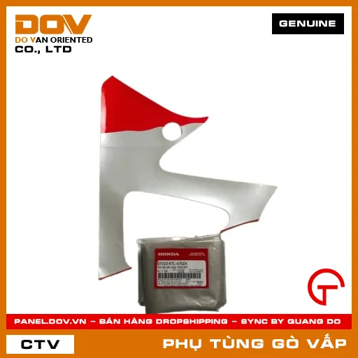 TEM ỐP YẾM PHẢI *PB373M* MÃ PHỤ TÙNG 87103KTL670ZA — 87103KTL670ZA
