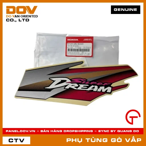 TEM CỐP TRÁI R150CU MÃ PHỤ TÙNG 87104GBGB20ZD — 87104GBGB20ZD