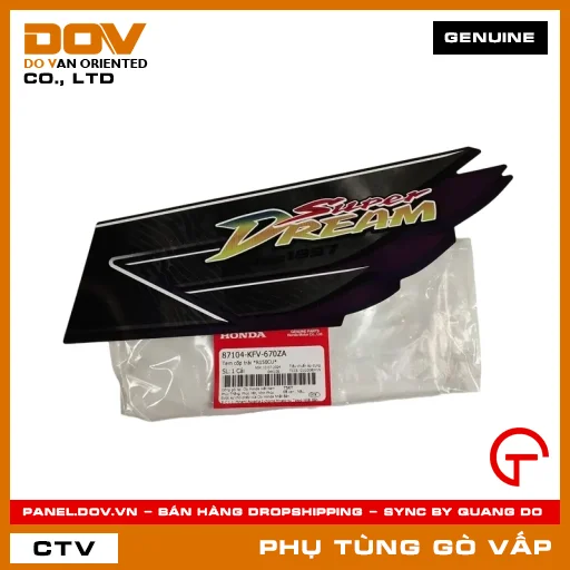 TEM CỐP TRÁI *R150CU* MÃ PHỤ TÙNG 87104KFV670ZA — 87104KFV670ZA