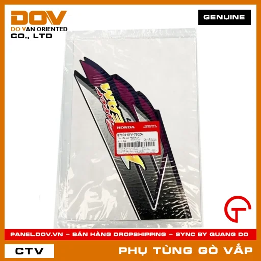 TEM CỐP TRÁI *R150CU* MÃ PHỤ TÙNG 87104KFV790ZA — 87104KFV790ZA