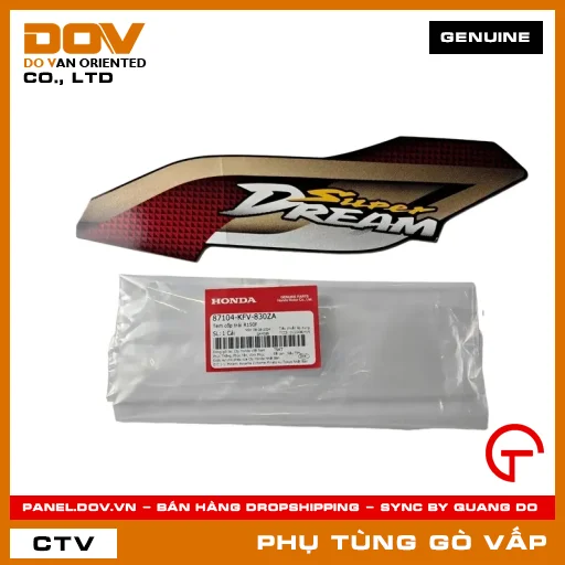 TEM CỐP TRÁI R150F MÃ PHỤ TÙNG 87104KFV830ZA — 87104KFV830ZA