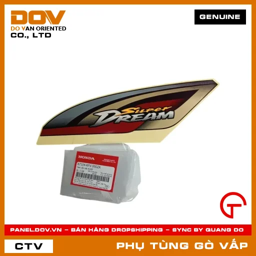 TEM CỐP TRÁI R150F MÃ PHỤ TÙNG 87104KFV950ZA — 87104KFV950ZA