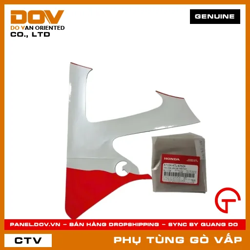 TEM A ỐP YẾM TRÁI *PB373M* MÃ PHỤ TÙNG 87104KTL670ZA — 87104KTL670ZA