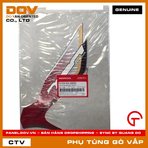 TEM A ỐP YẾM TRÁI *R315P* MÃ PHỤ TÙNG 87104KVL940ZA — 87104KVL940ZA