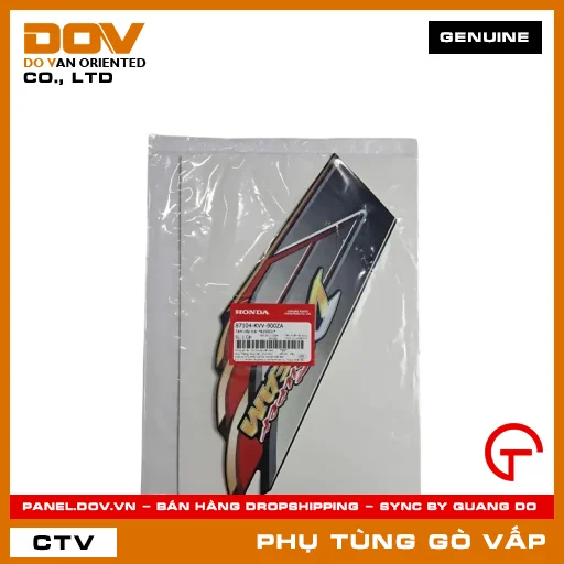 TEM CỐP TRÁI *R150CU* MÃ PHỤ TÙNG 87104KVV900ZA — 87104KVV900ZA